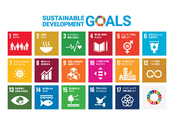 当院ではSDGｓ（持続可能な開発目標）を行っています