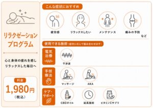 料金表 | のぞみ整骨院 熊本県宇城市・宇土市・八代市にあるハイボルト